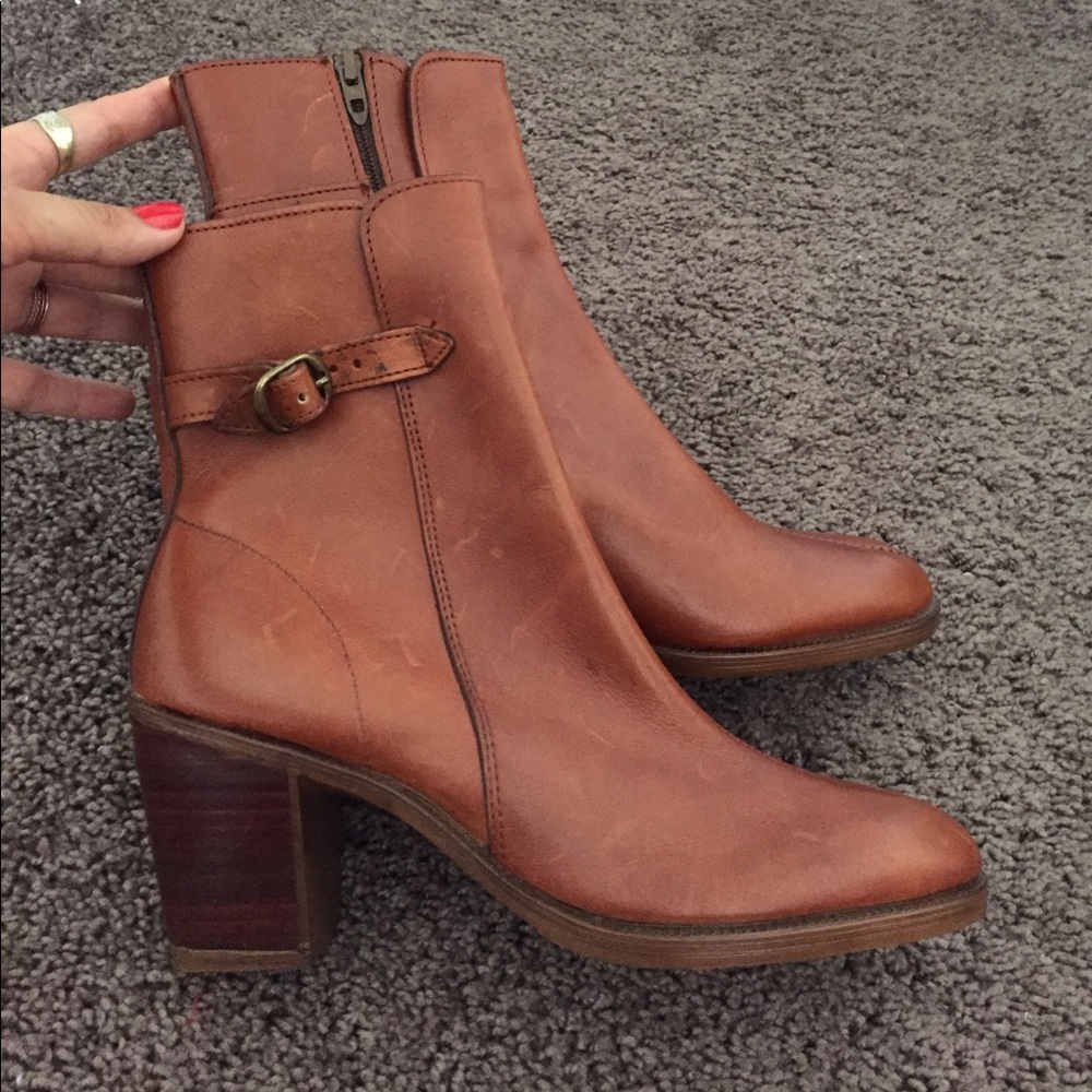 Genuine Leather Ankle Boots